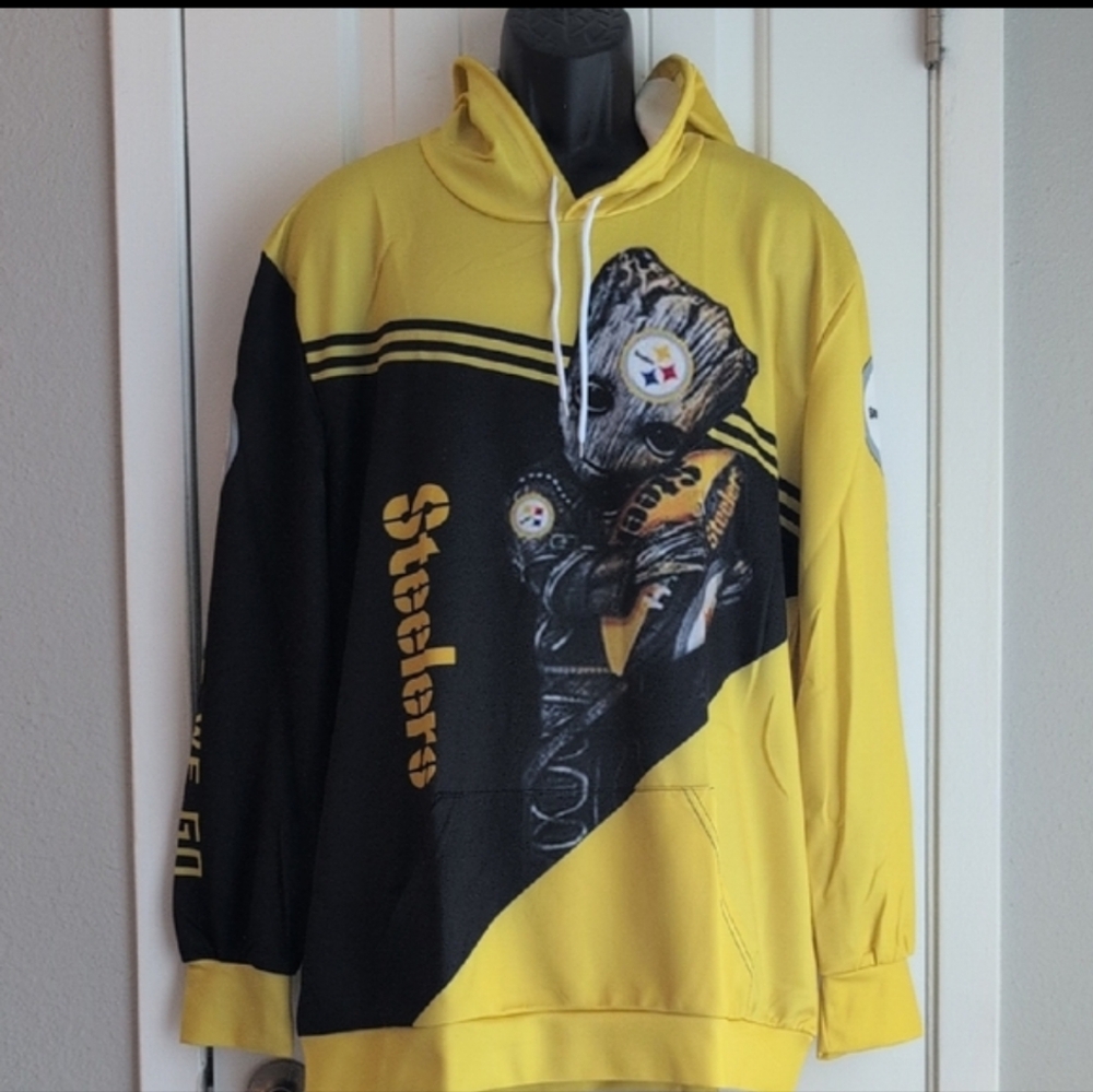 Pittsburgh Steelers Men's Logo Long Sleeve Hoodie